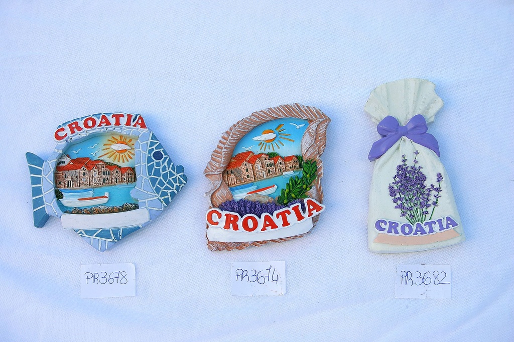 MAGNETI RESINA SACCHETTO LAVANDA CROATIA 