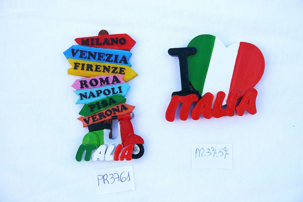 MAGNETE RESINA I LOVE ITALIA 