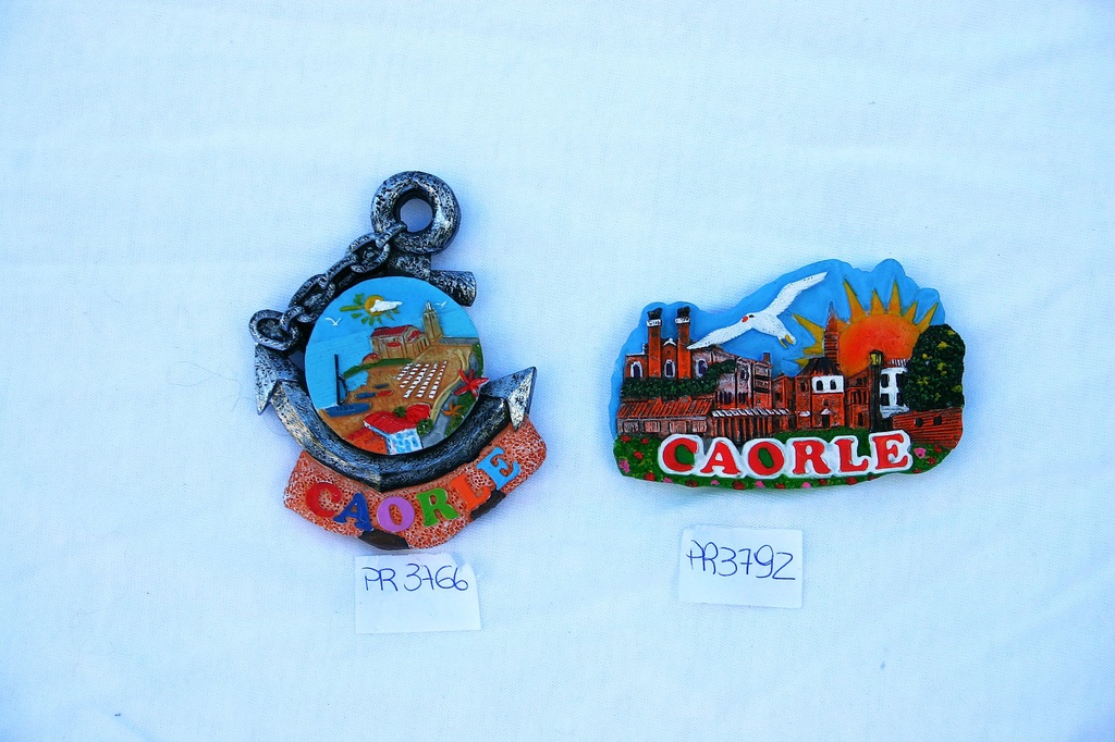 MAGNETE RESINA ANCORA C/VEDUTA CAORLE 