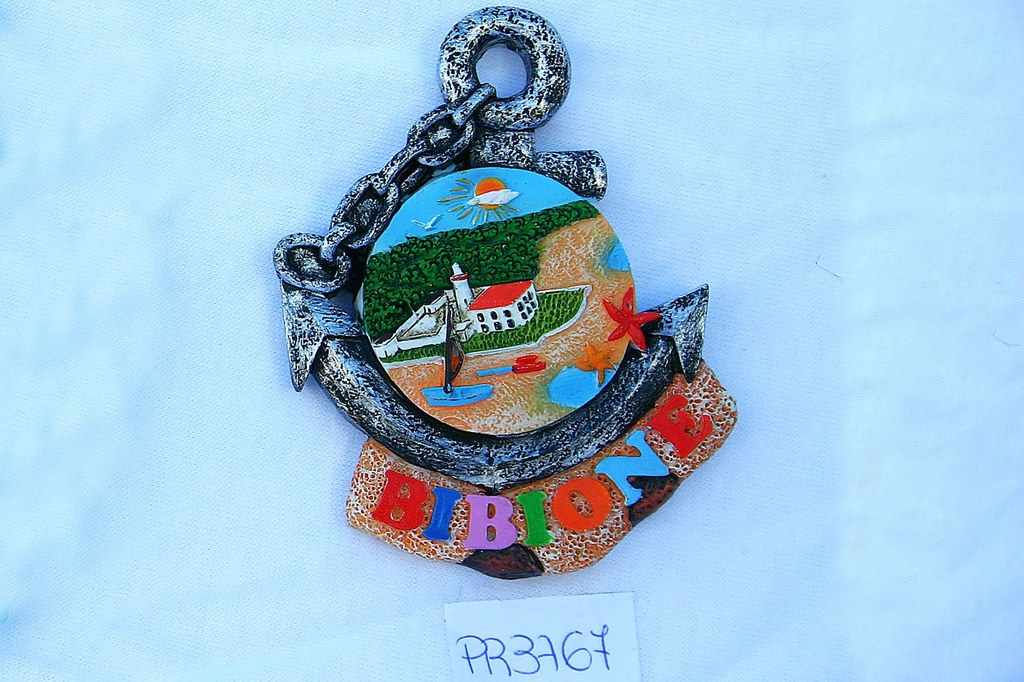 MAGNETE RESINA ANCORA C/VEDUTA BIBIONE 