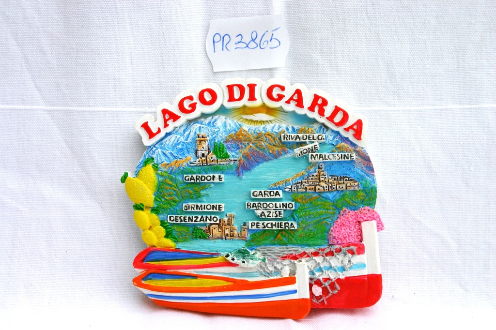 MAGNETE RESINA BARCHE LAGO DI GARDA 
