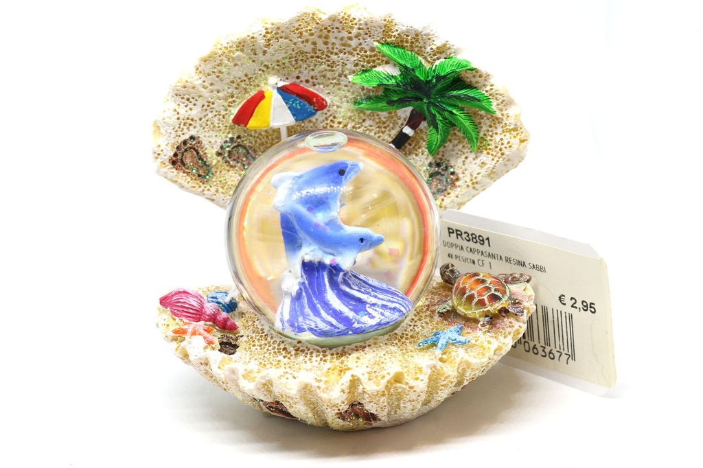 DOPPIA CAPPASANTA RESINA SABBIA C/BOLLA NEVE 