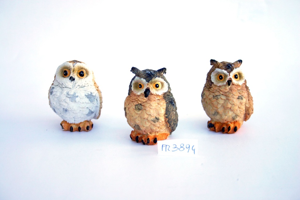 GUFO RESINA 5 CM 3 MOD ASS 