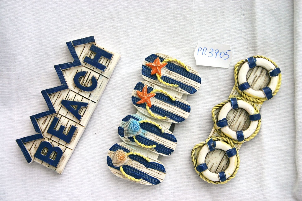 MAGNETI RESINA CIABATTE-BEACH-SALV. 3 MOD ASS 