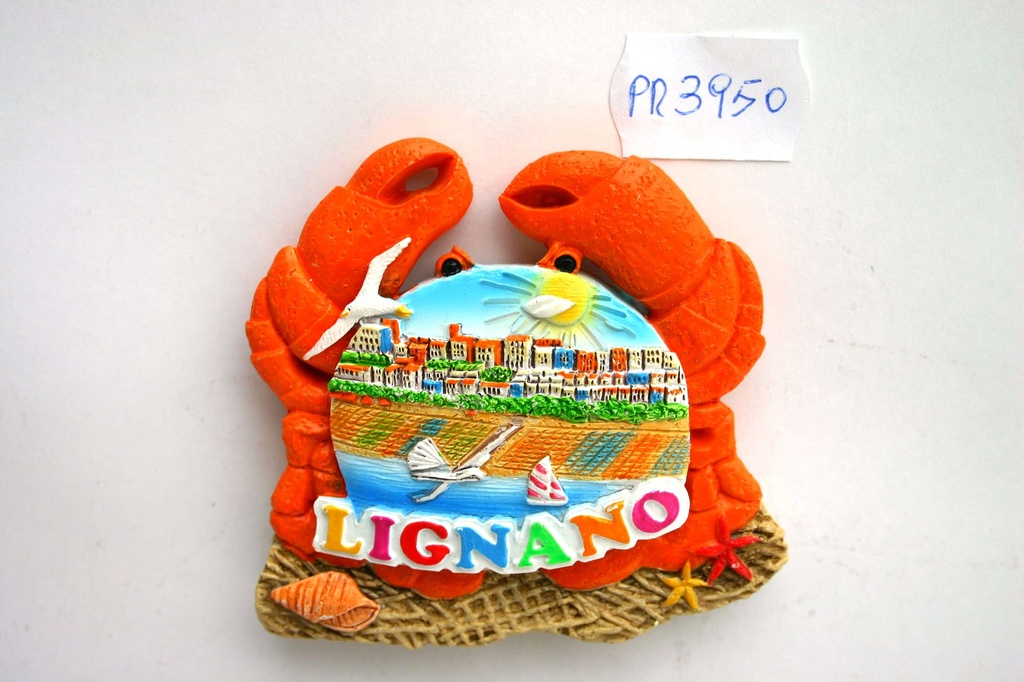 MAGNETE RESINA GRANCHIO LIGNANO 