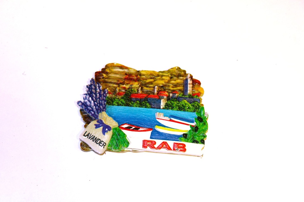 MAGNETE RESINA RAB C/LAVANDA 