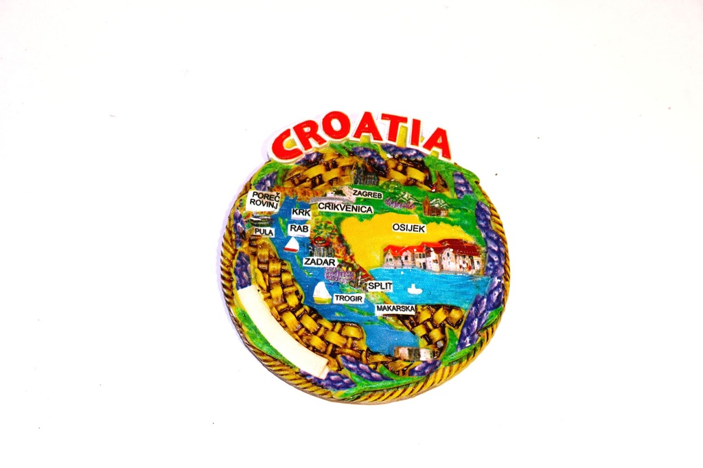 MAGNETE RESINA TONDO LAVANDA CROATIA 