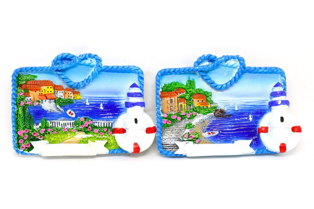 MAGNETE RESINA PERGAMENA FARO C/SALV E VEDUTA 