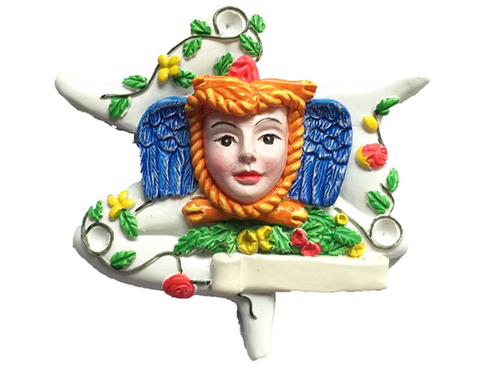 MAGNETE RESINA TRINACRIA BIANCA 