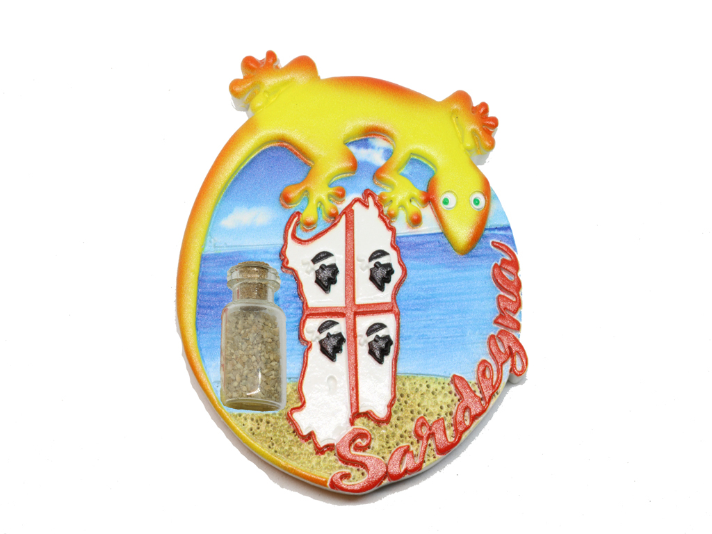 MAGNETE RESINA GEKO C/BOTT SARDEGNA 