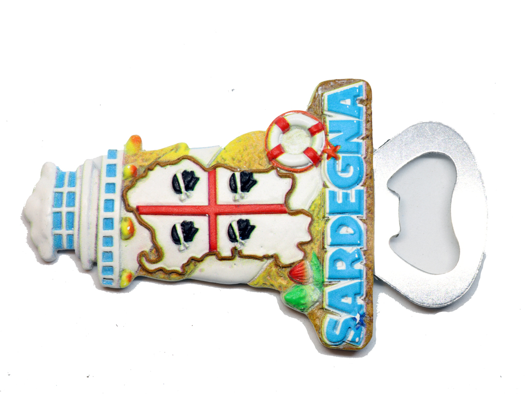 MAGNETE RESINA APRIBOTTIGLIA FARO SARDEGNA 