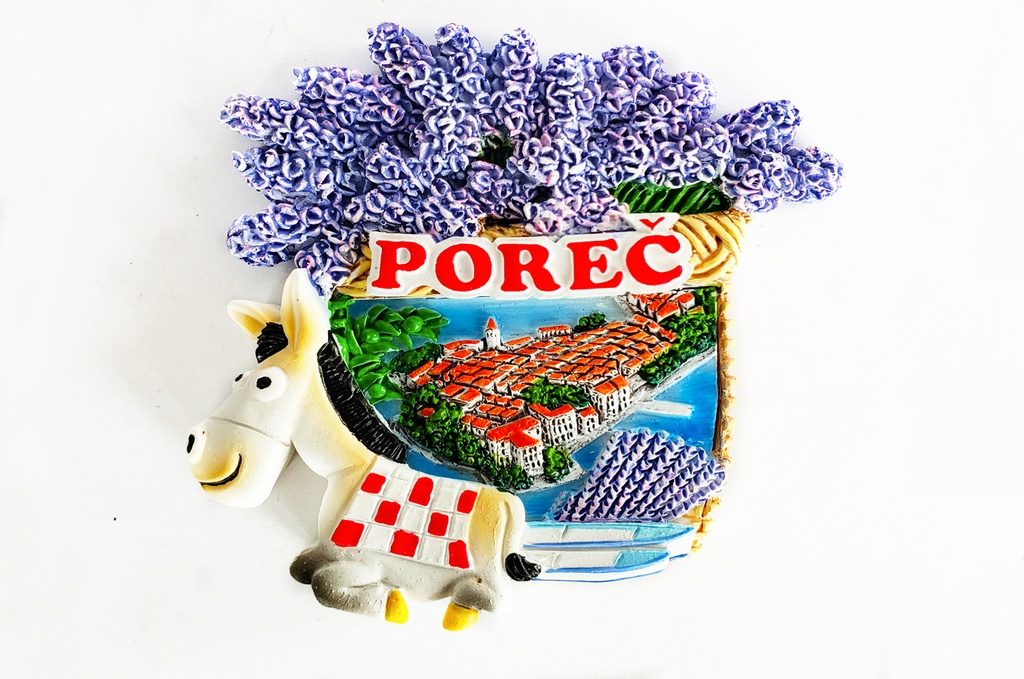 MAGNETE CESTINO LAVANDA E ASINO POREC 