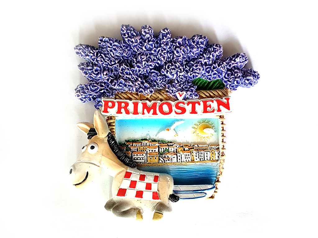 MAGNETE CESTINO LAVANDA E ASINO PRIMOSTEN 