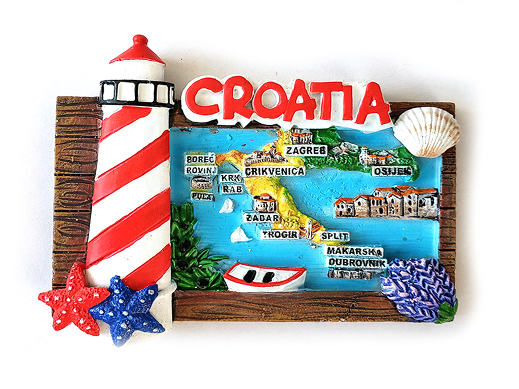 MAGNETE RETT MAPP CON FARO CROATIA 