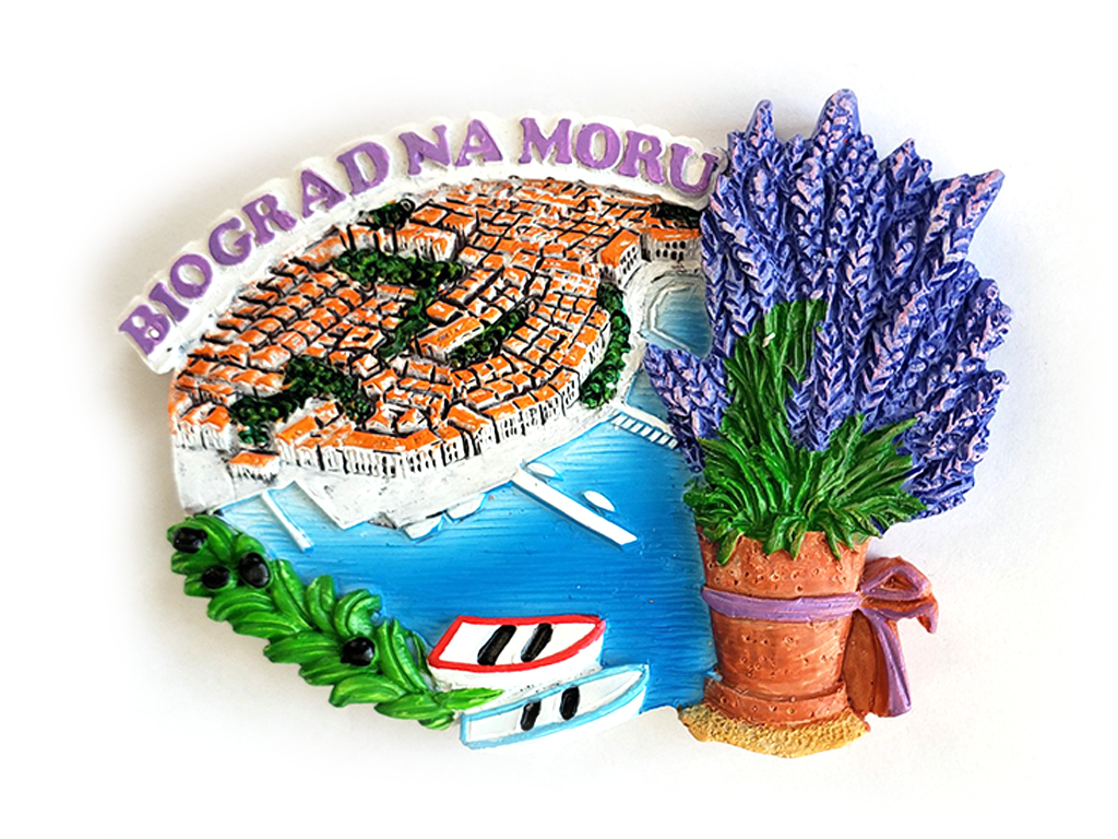 MAGNETE OVALE LAVANDA BIOGRAD NA MORU 