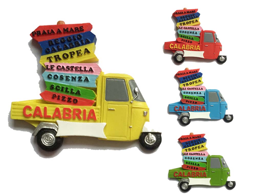 MAGNETE FURGONCINO CALABRIA CON SEGNALI 