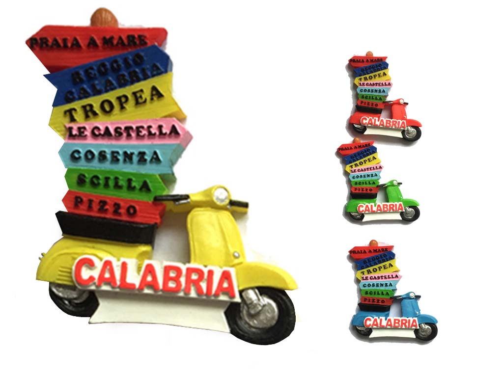 MAGNETE SCOOTER CALABRIA CON SEGNALI 