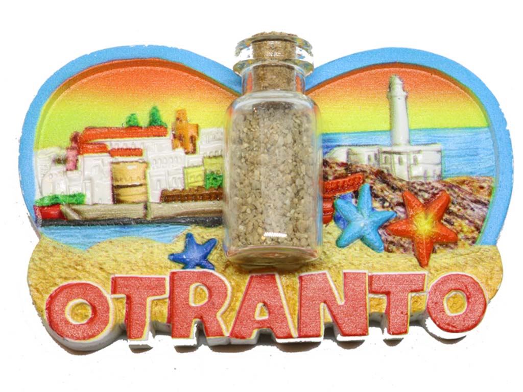 MAGNETE OCCHIALI OTRANTO CON BOTTIGLIA 