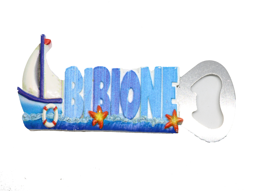 MAGNETE APRIBOTTIGLIA PAROLE BIBIONE BIANCO/BLU 