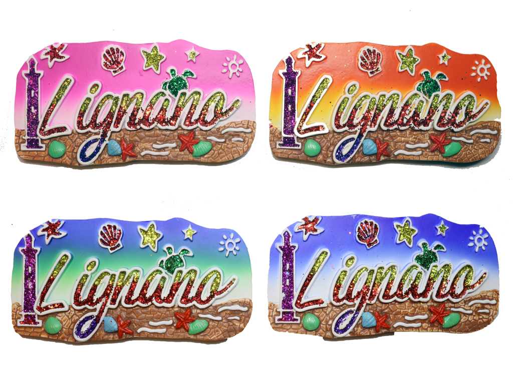 MAGNETE PAROLE LIGNANO 4 COL ASS 