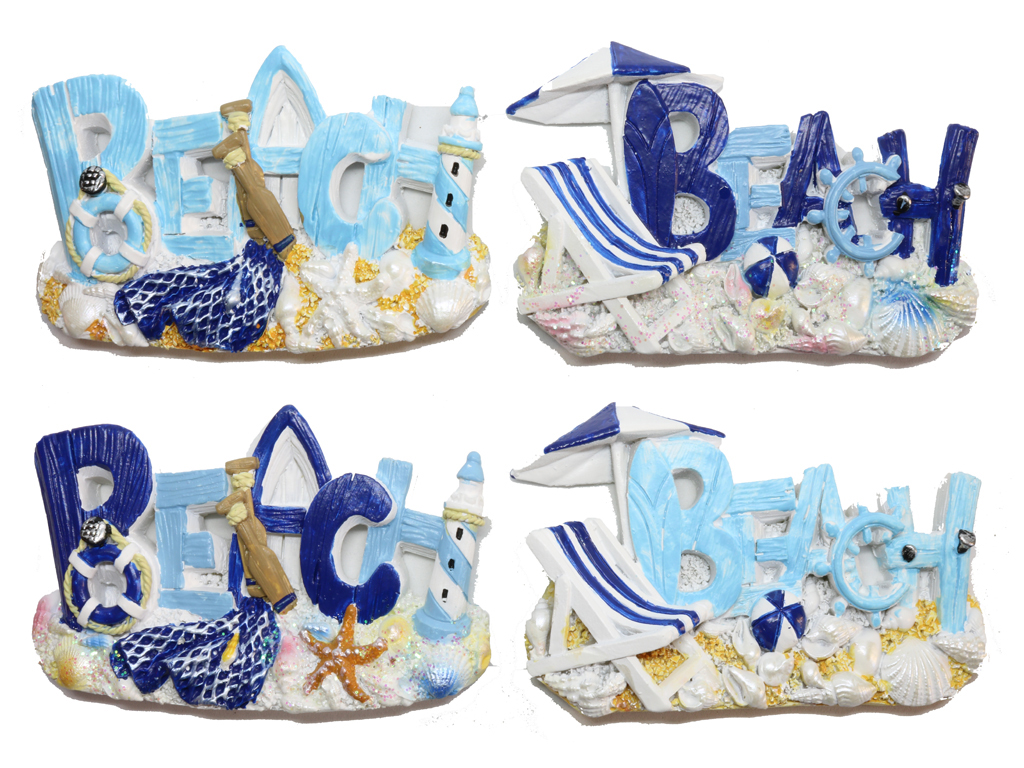 MAGNETE RESINA BEACH C/VEDUTA MARINA 4 MOD ASS 