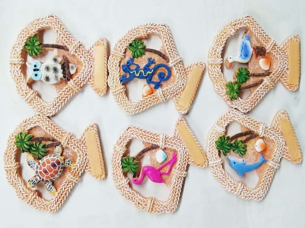 MAGNETE RESINA CONCHIGLIA 6 ASS 