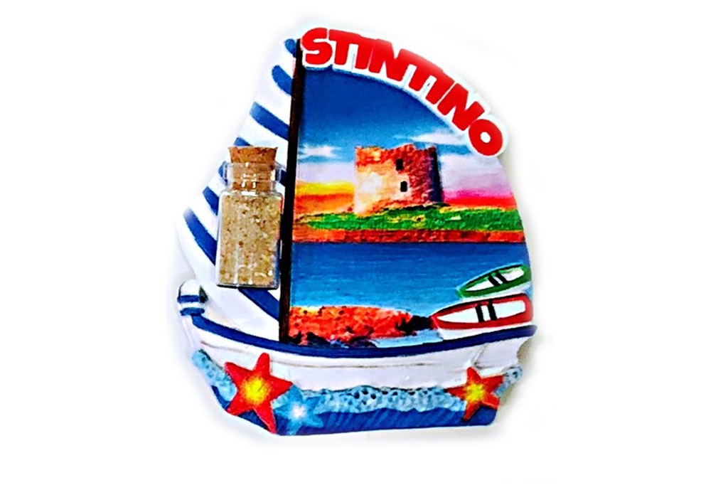 MAGNETE STINTINO BARCA C/BOTTIGLIA 