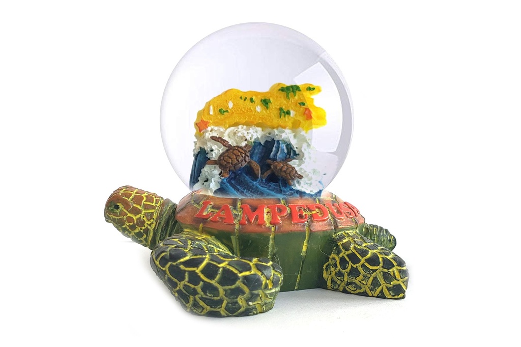 BOLLA NEVE RESINA LAMPEDUSA TARTA 45 MM 