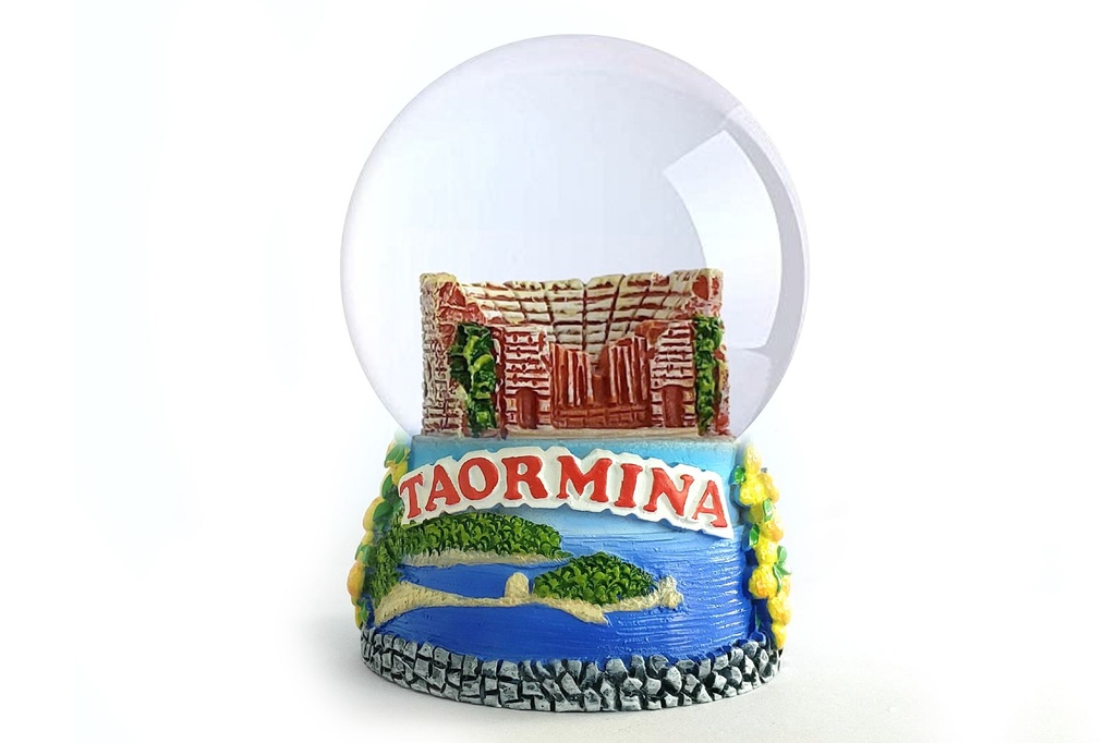 BOLLA NEVE RESINA TAORMINA 45 MM 