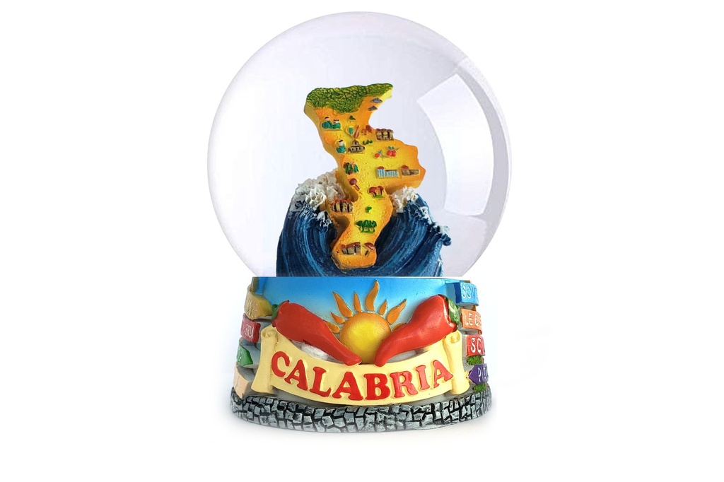 BOLLA NEVE CALABRIA MAPPA 45 MM 