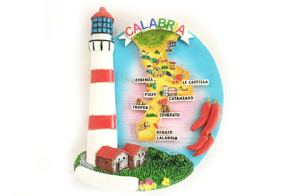 MAGNETE FARO MAPPA CALABRIA 