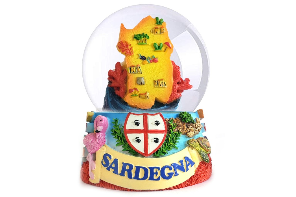 BOLLA NEVE MAPPA SARDEGNA 45 MM 