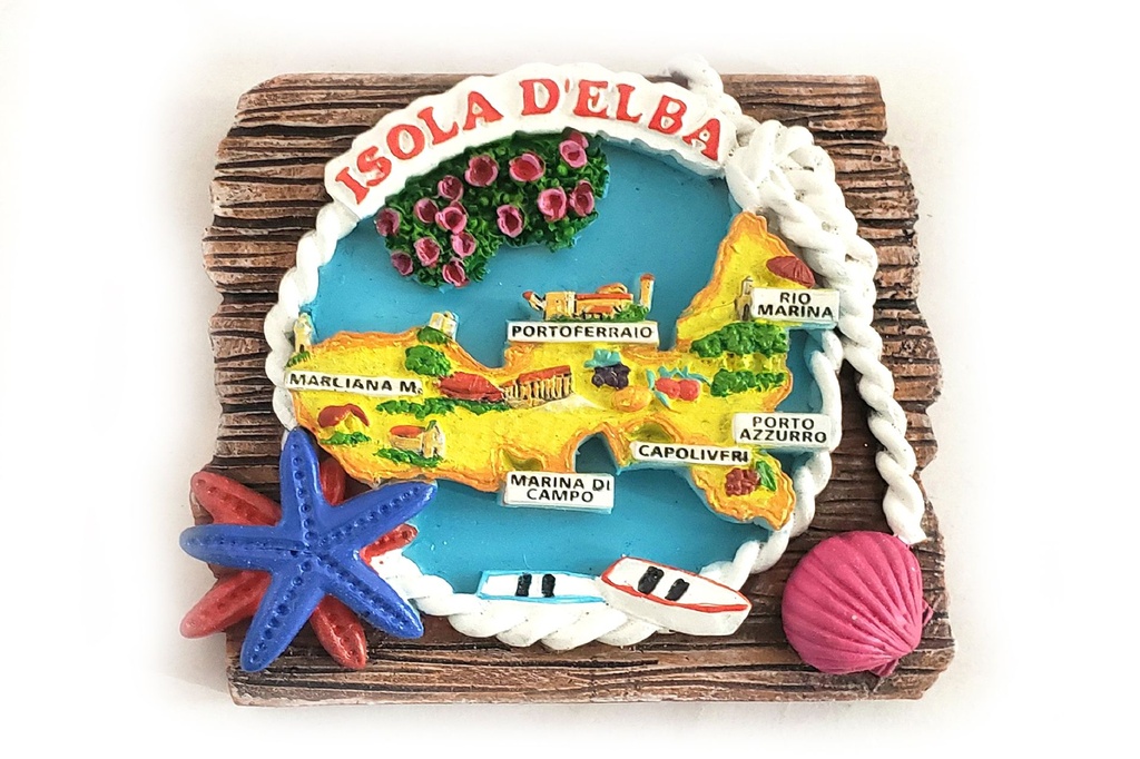 MAGNETE CORDA MAPPA ISOLA D'ELBA 
