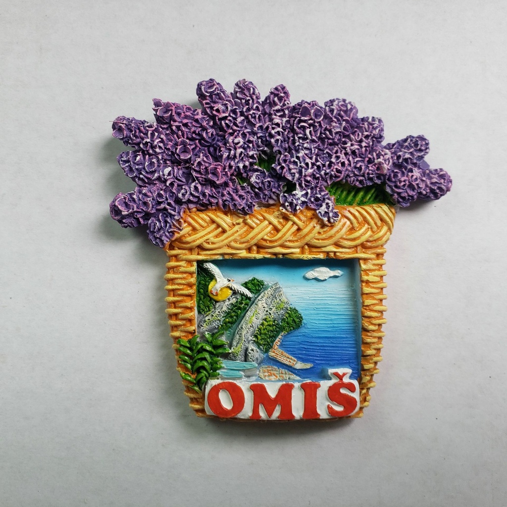 MAGNETE CESTO LAVANDA C/VEDUTA OMIS 
