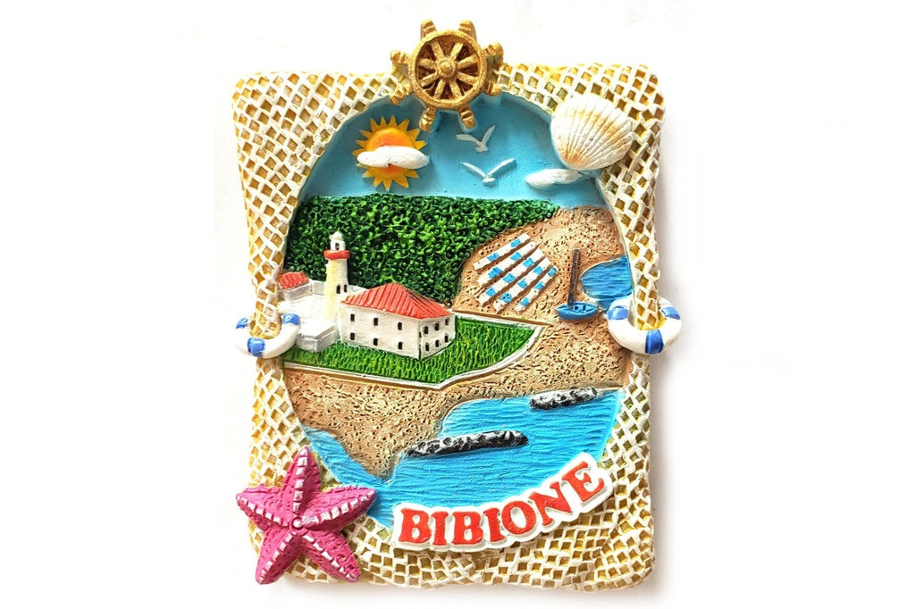 MAGNETE GRIGLIA GIALLA BIBIONE 