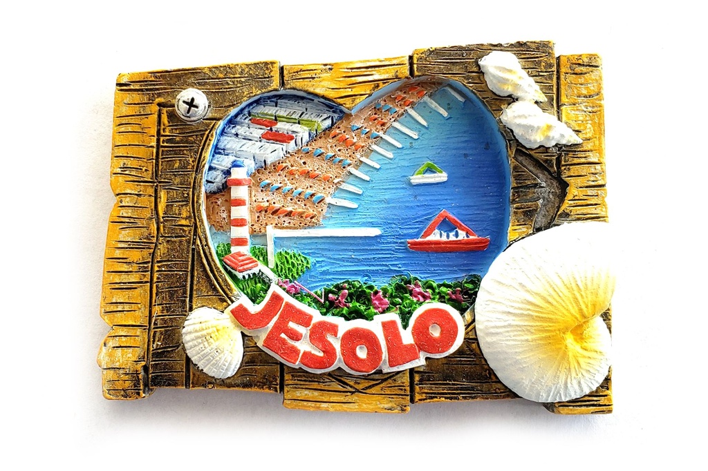 MAGNETE CUORE LEGNO JESOLO 