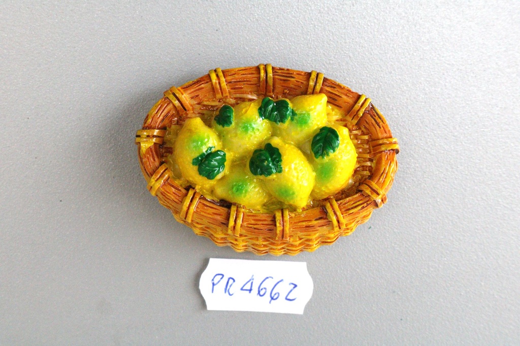 MAGNETE RESINA CESTO LIMONI 