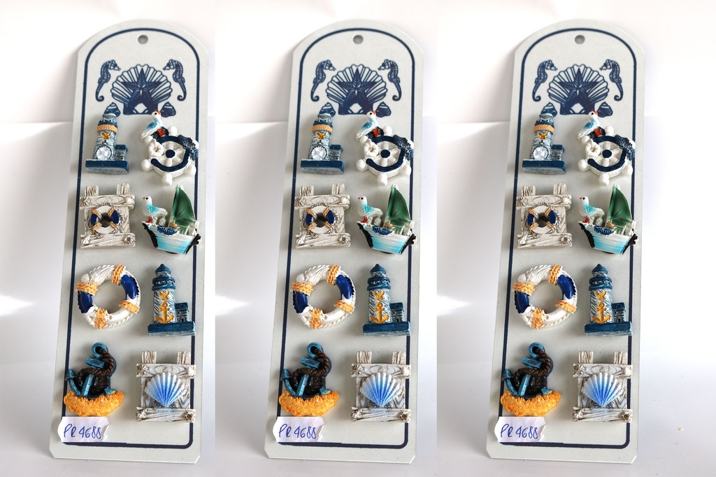 LAVAGNETTA MET. C/8 MAGNETINI RESINA 