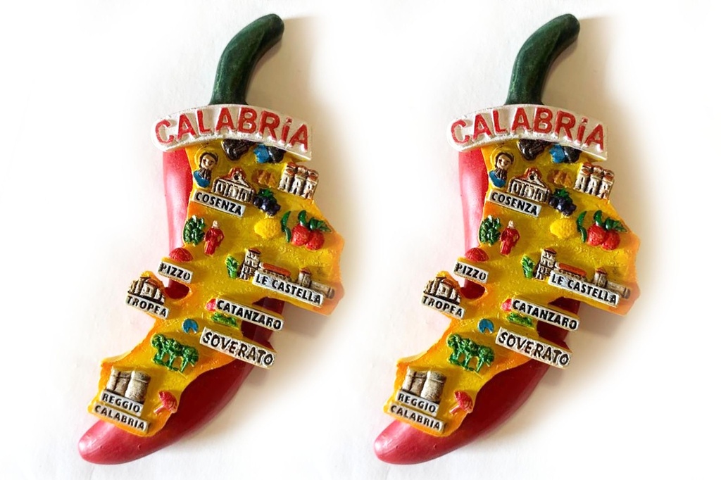 MAGNETE RESINA PEPERONCINO CALABRIA 