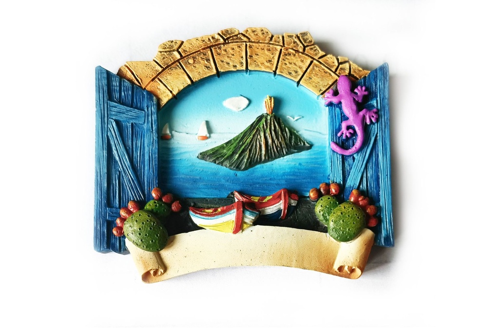 MAGNETE RESINA FINESTRA VULCANO 