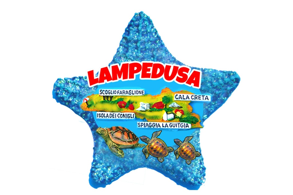 MAGNETE RESINA STELLA LAMPEDUSA 