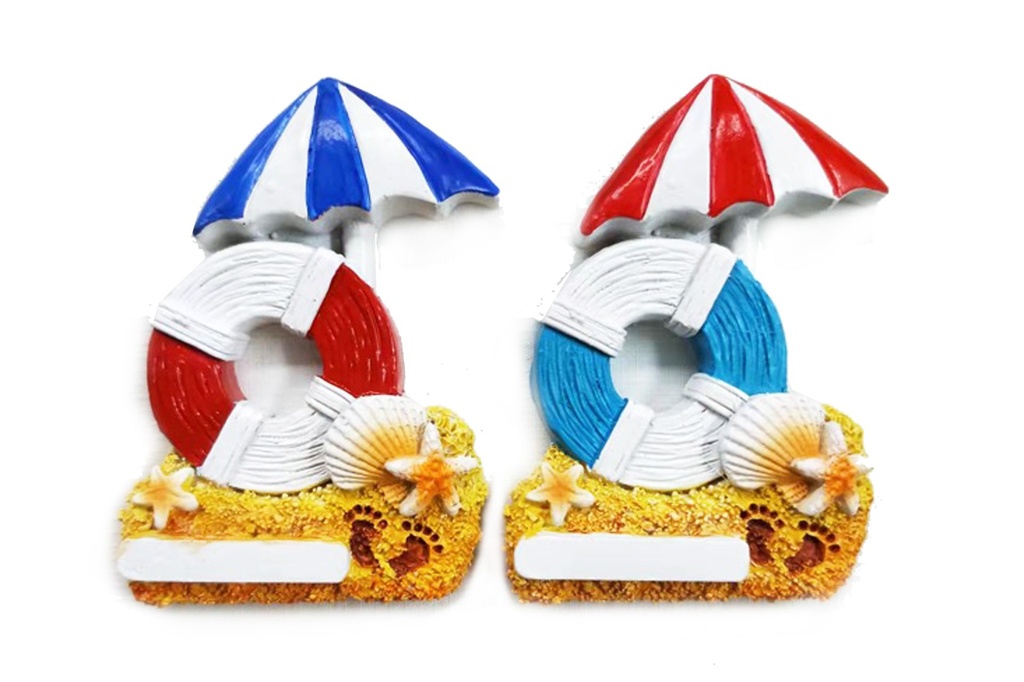 MAGNETE RESINA SALVAGENTE E OMBRELLONE 