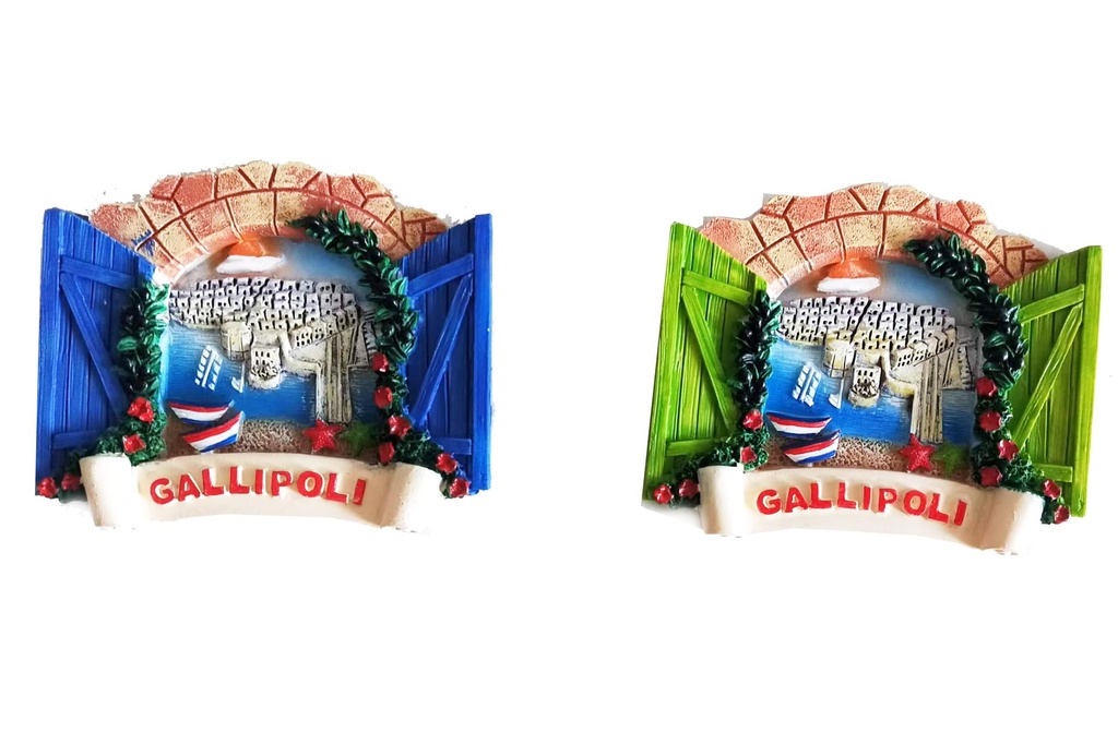 MAGNETE RESINA FINESTRA GALLIPOLI 2 COL ASS 