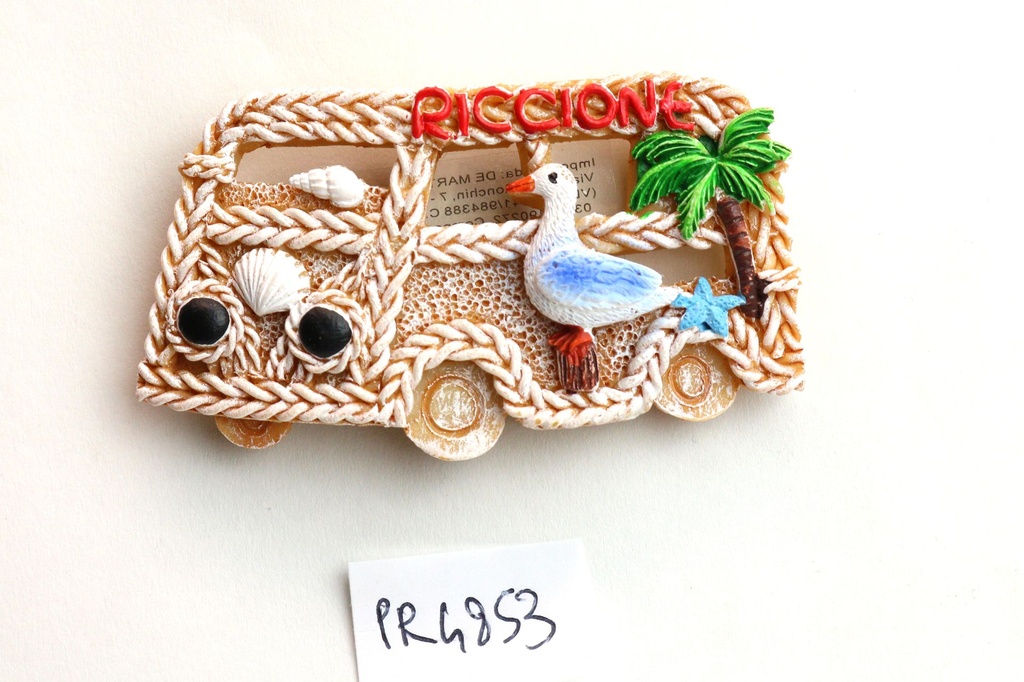 MAGNETE RESINA CORDA BUS RICCIONE 