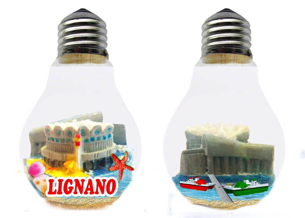 BOLLA LAMPADINA C/LUCE LIGNANO 
