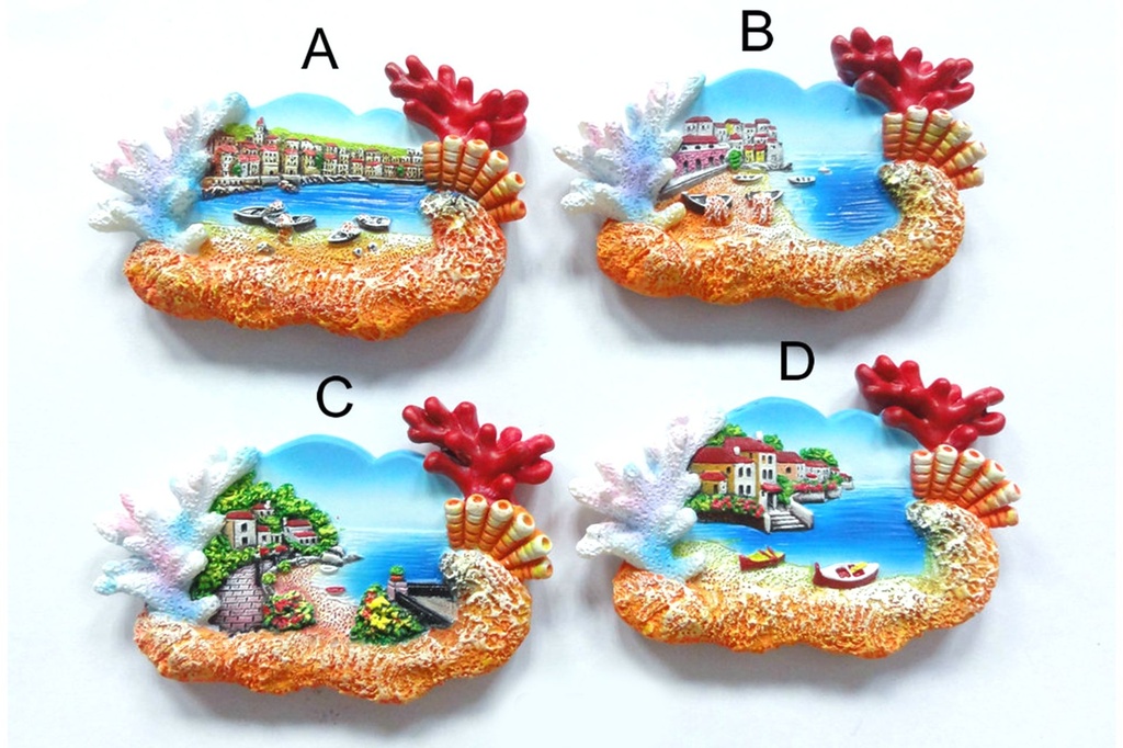 MAGNETE RESINA CORALLO VEDUTA 4 MOD 