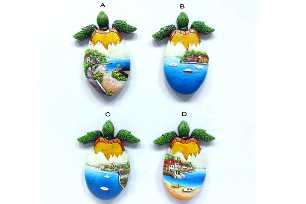 MAGNETE RESINA TARTARUGA VEDUTA 4 MOD 