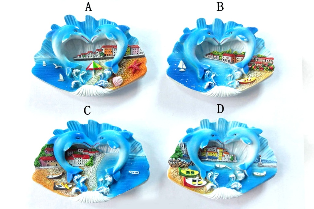 MAGNETE RESINA DELFINI VEDUTA 4 MOD 
