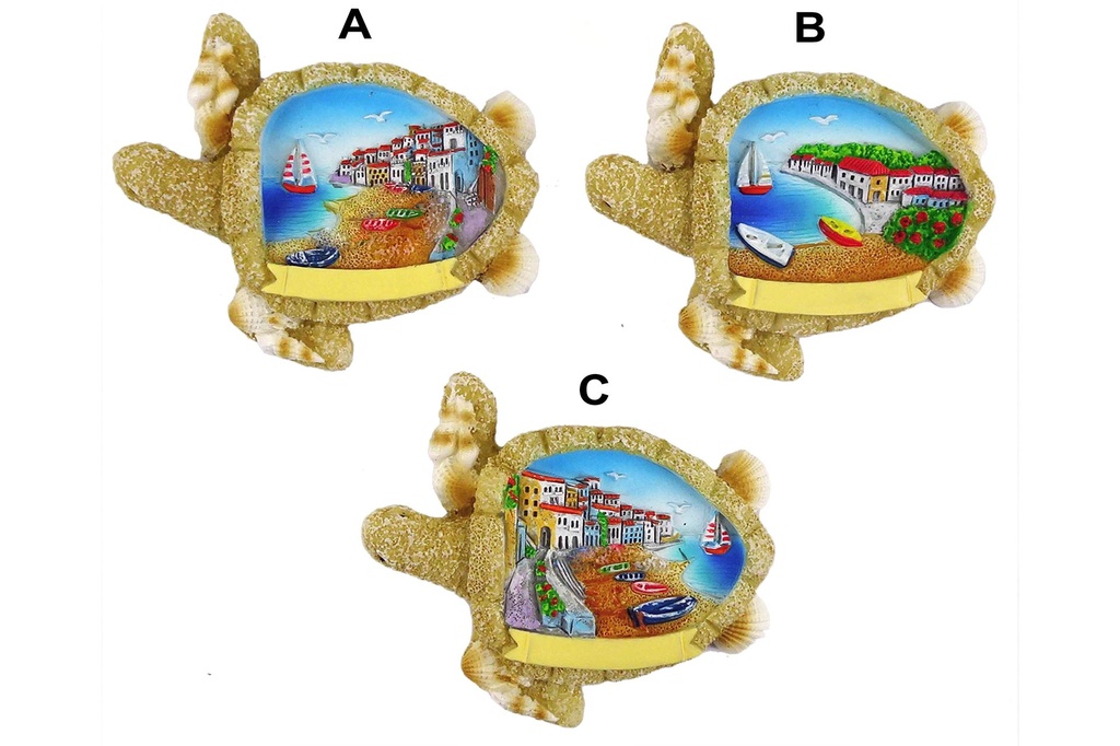MAGNETE RESINA TARTARUGA VEDUTA 4 MOD 