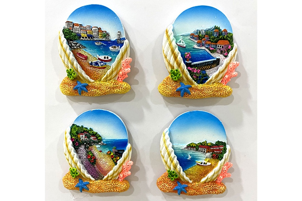 MAGNETE RESINA OVALE VEDUTA 4 MOD 